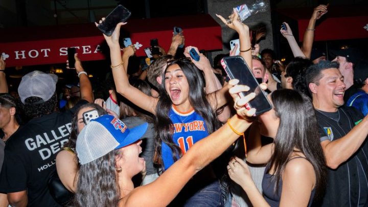How smartphones and the New York Knicks created Brooklyn’s biggest block party