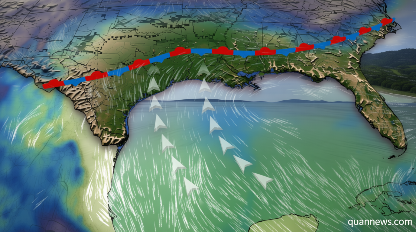 Major flood threat for Texas and Gulf states this week as potential tropical system supercharges heavy rain