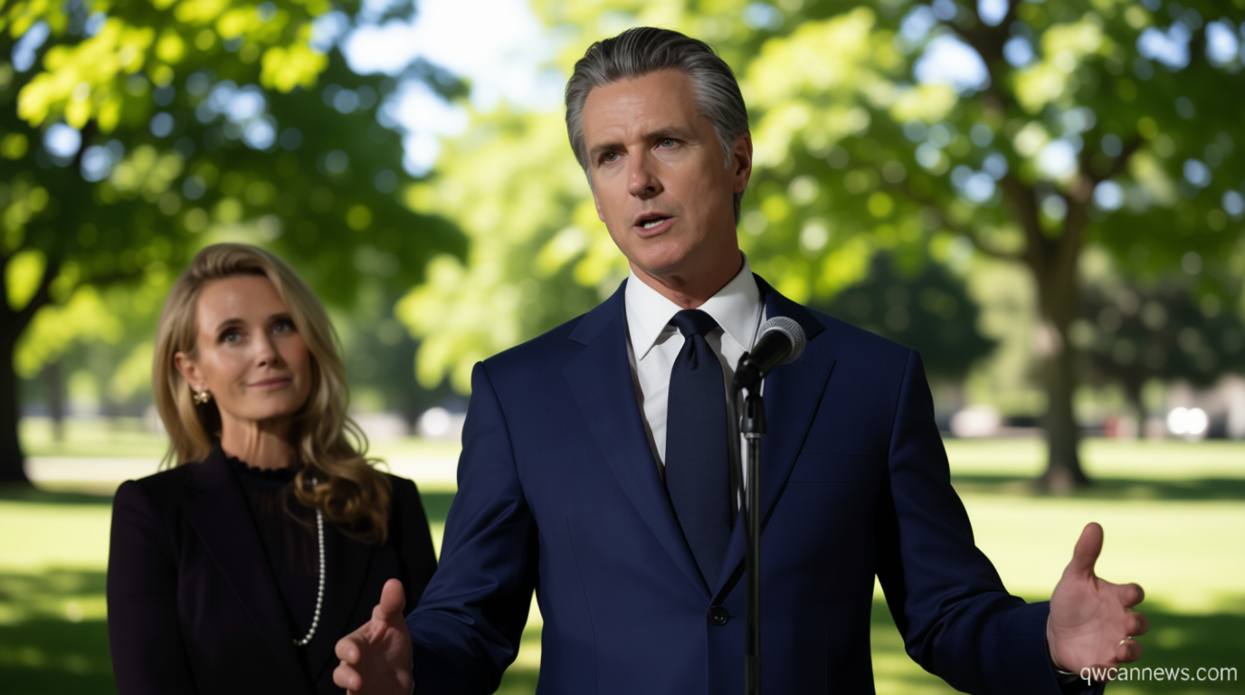 Gavin Newsom says Trump Justice Department is investigating him and his wife