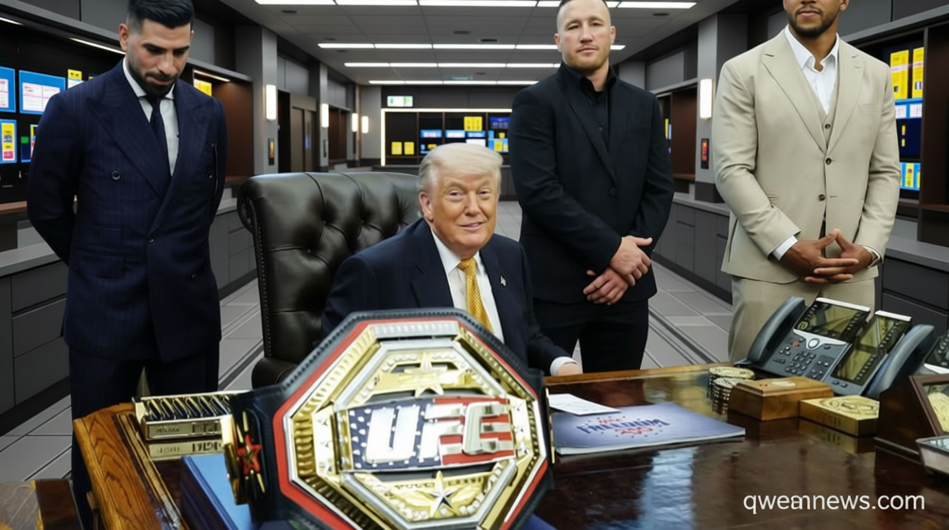 Trump family promotes coins commemorating White House UFC fight
