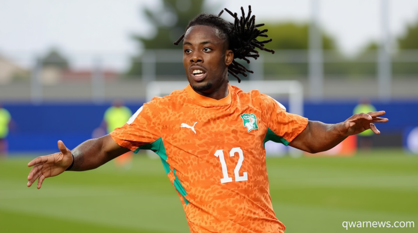 Ivory Coast says striker Elye Wahi cleared to enter Canada for team’s next World Cup match