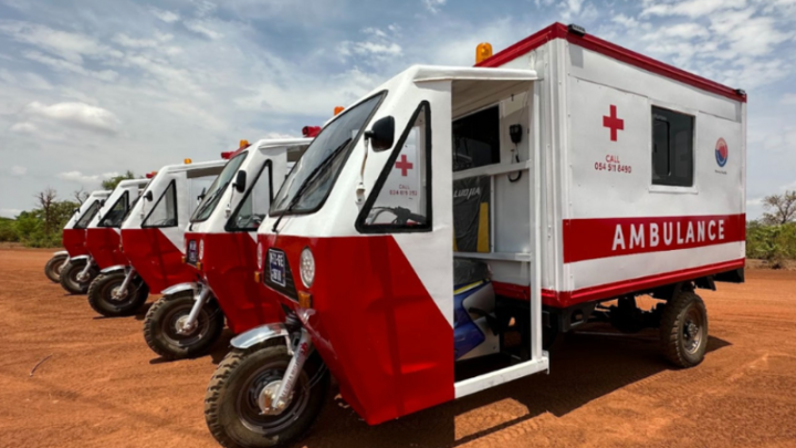 Tricycle ambulances are saving lives in Ghana