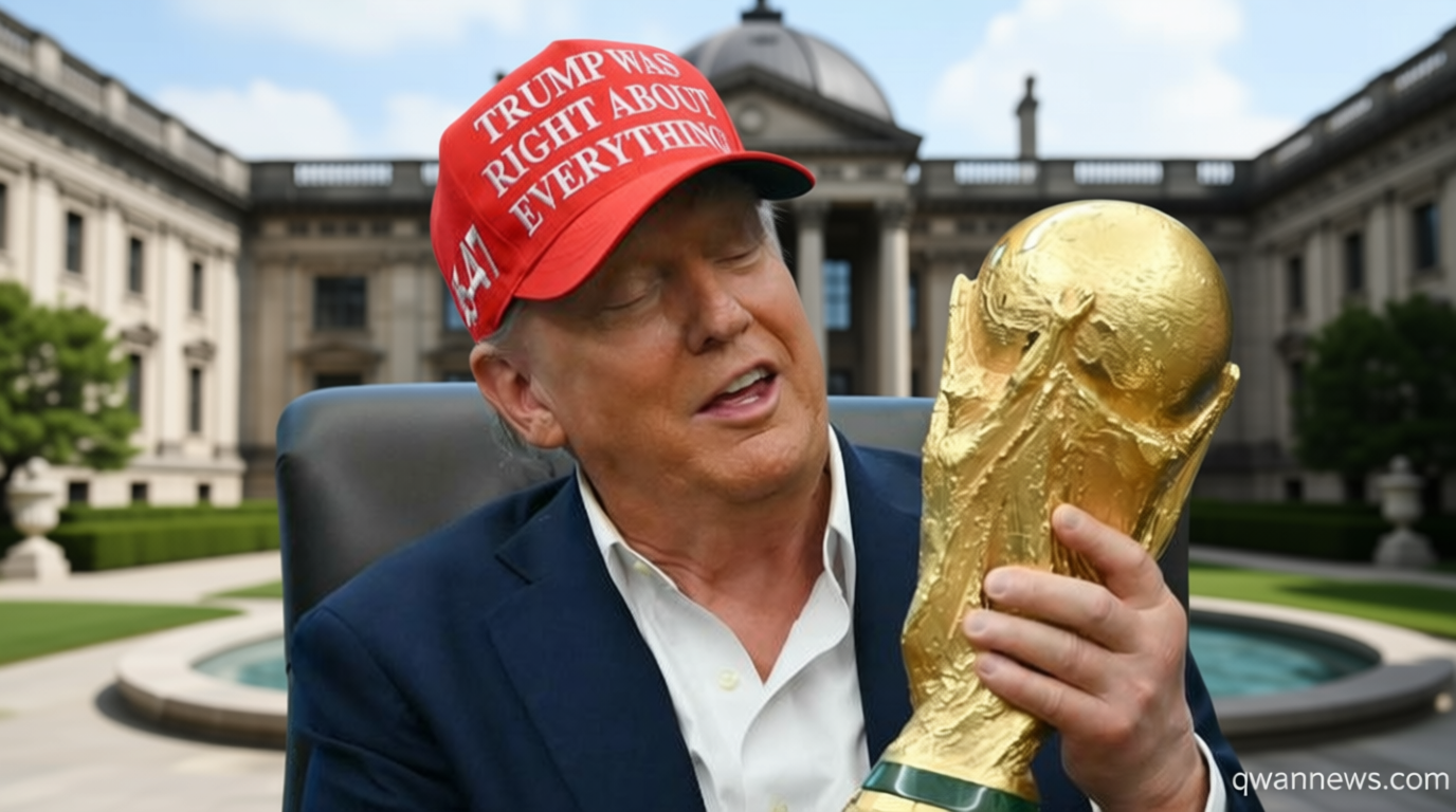 Trump will present the World Cup trophy. It could be VERY awkward