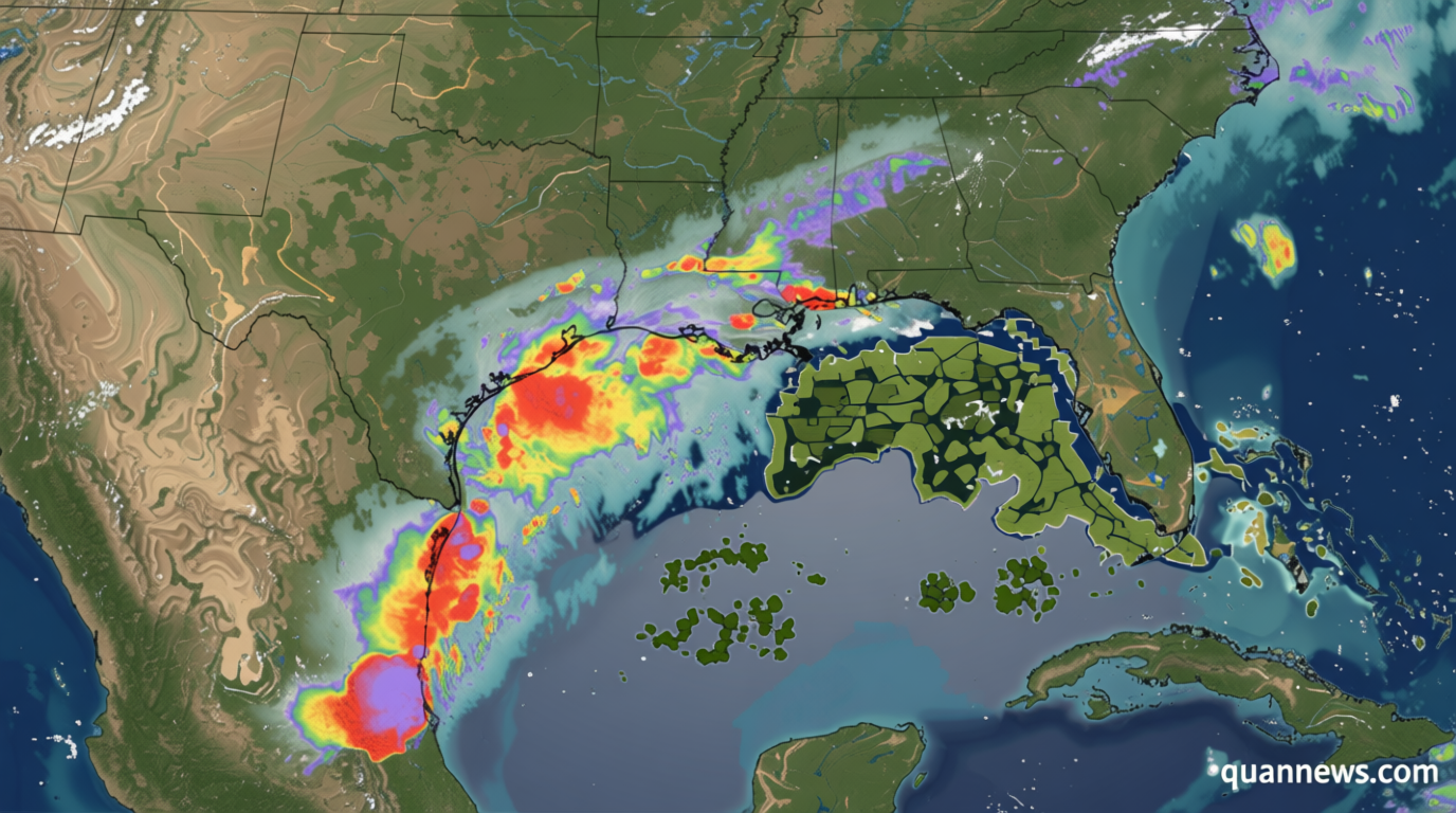 Tropical storm watch issued in Texas and Louisiana for major flood threat