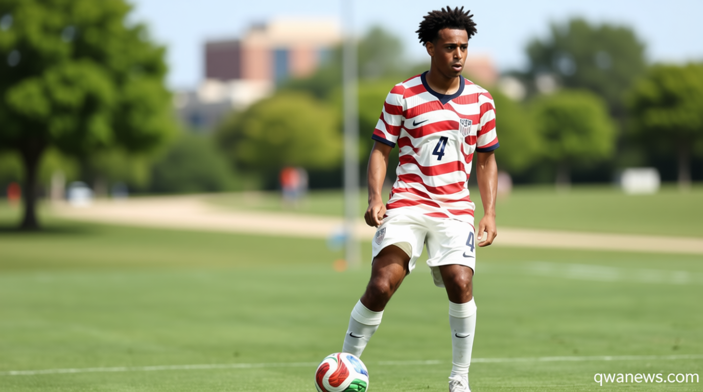 He’s about to play in the biggest game of his life, but one USA soccer star can’t take his eyes off the Knicks