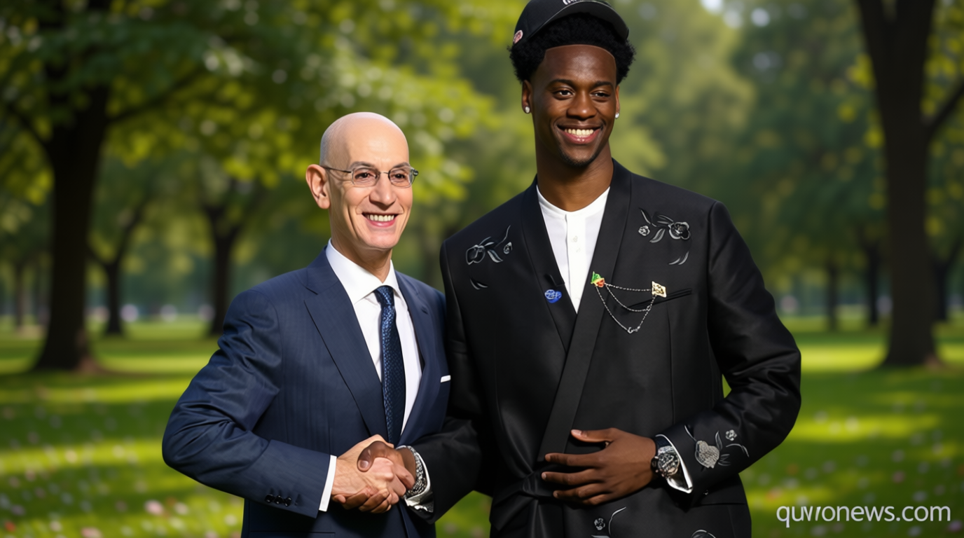 AJ Dybantsa is the No. 1 pick on a big NBA draft night for freshman stars and Michigan’s champions