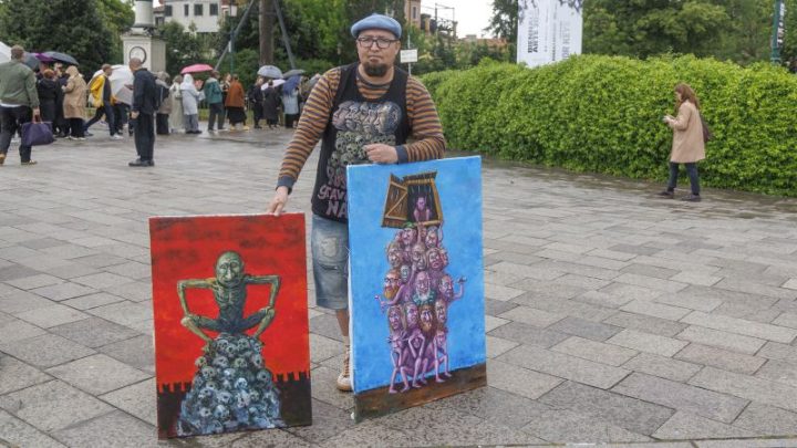 Exiled Russian artist known for anti-Putin cartoons shot dead in Poland