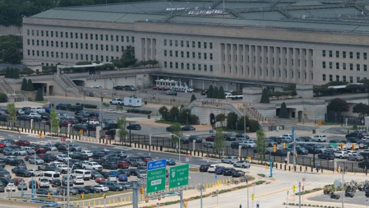 Pentagon locked down and partially evacuated due to a false alarm by hazardous materials sensor, sources say