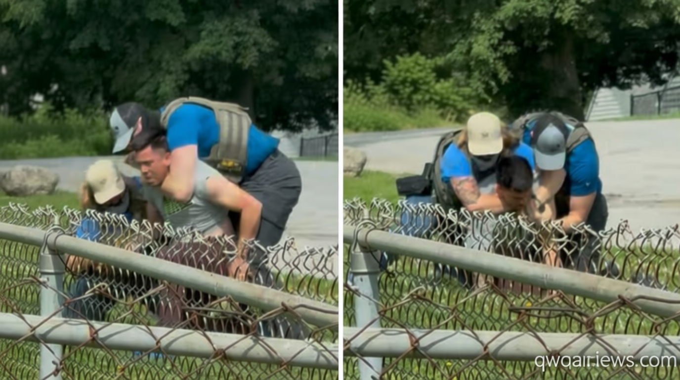 A Venezuelan man was accused of trying to murder an ICE officer. Then bystander video surfaced
