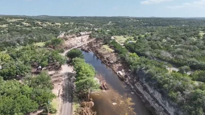 What the Guadalupe River left behind