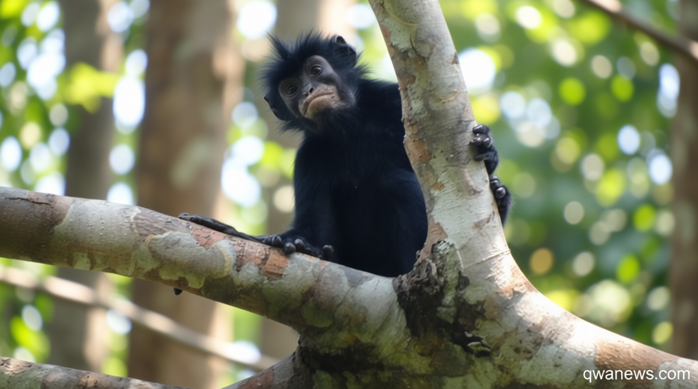 Monkey with orange lips identified as newfound species