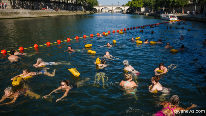 The Seine used to be a toxic mess. Now it’s the hottest new swim spot in Paris