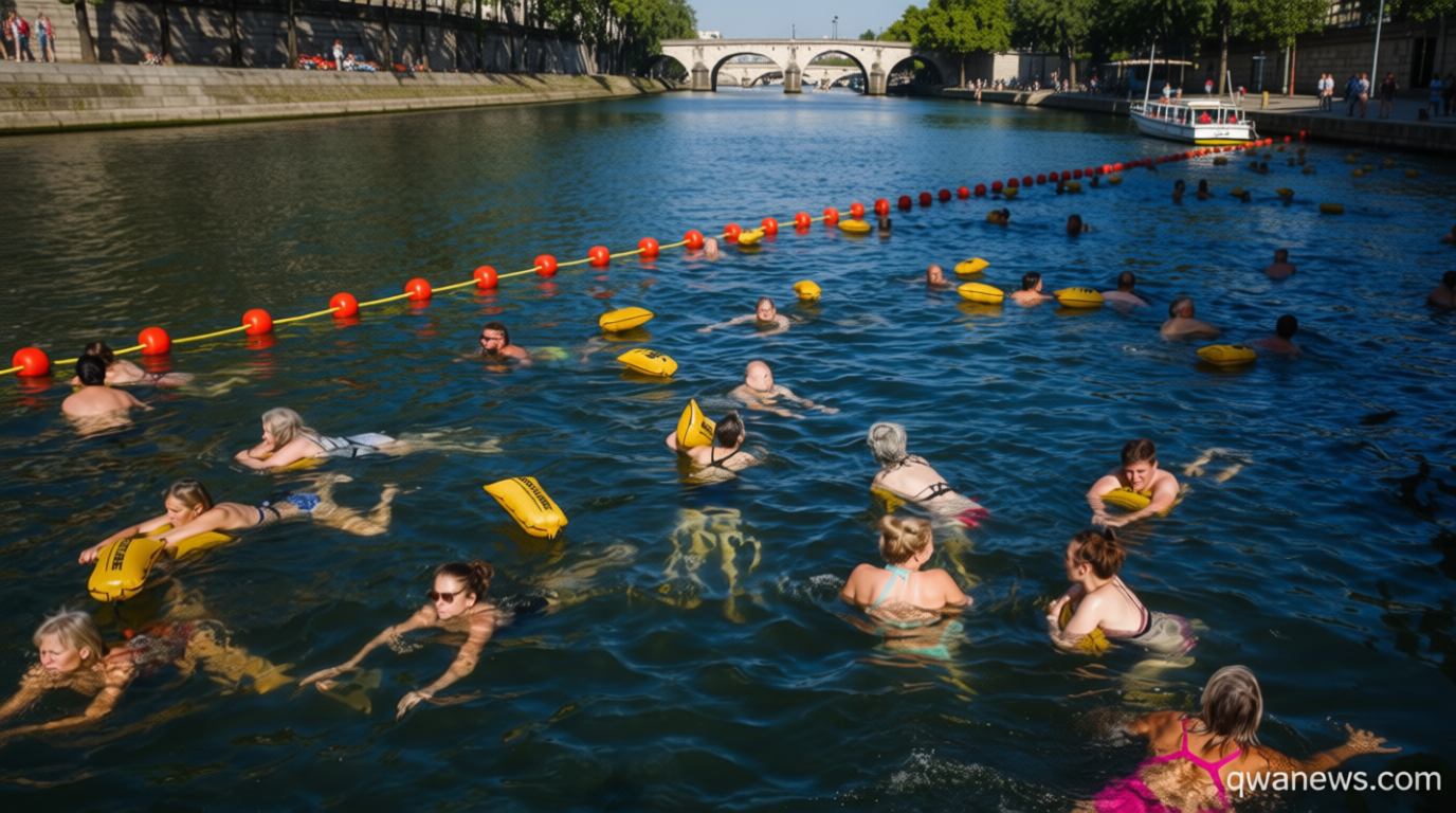 The Seine used to be a toxic mess. Now it’s the hottest new swim spot in Paris