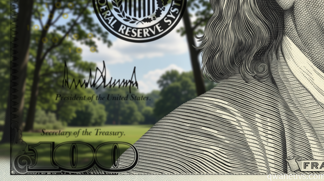 Trump posts new image of $100 bill with his signature