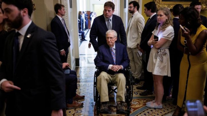 Mitch McConnell has been hospitalized for three weeks and his team won’t say why. Here’s what we know