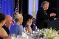 Fact check: Trump’s false claims at the White House Correspondents’ Dinner