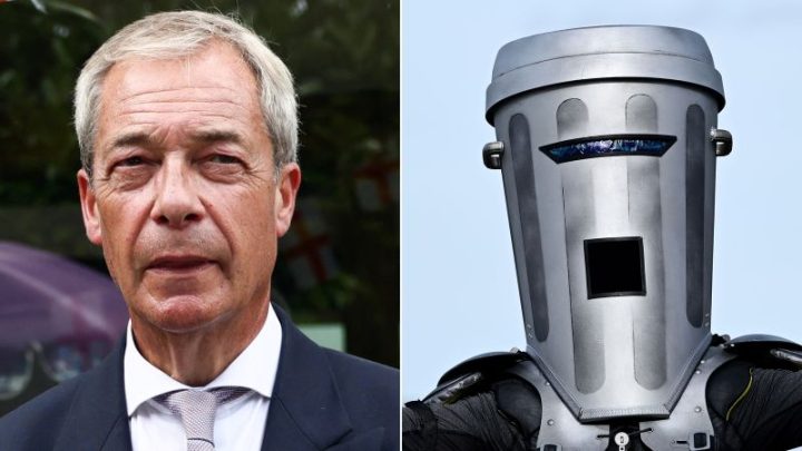 Farage left fighting a trash can as the UK populist leader’s election gamble backfires
