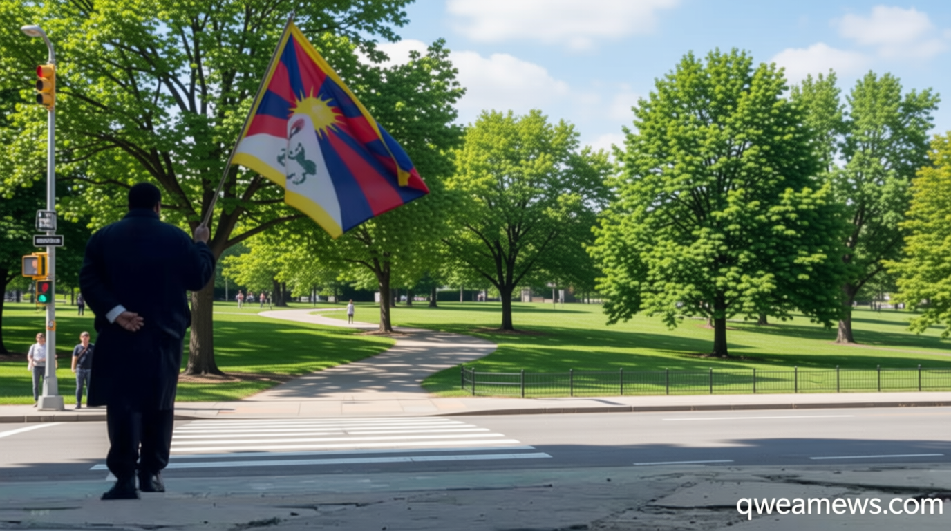 Man with Tibetan flag dies after setting himself on fire in front of UN’s New York headquarters