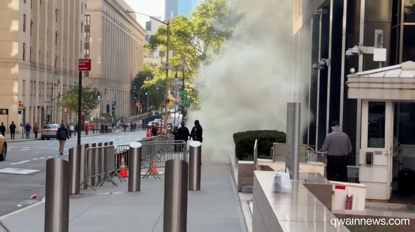 Man accused of throwing incendiary device at NYC federal building carried anti-ICE material, sources say