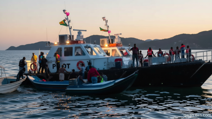 Dozens feared dead after passenger ferry carrying over 100 people sinks off coast of Guyana