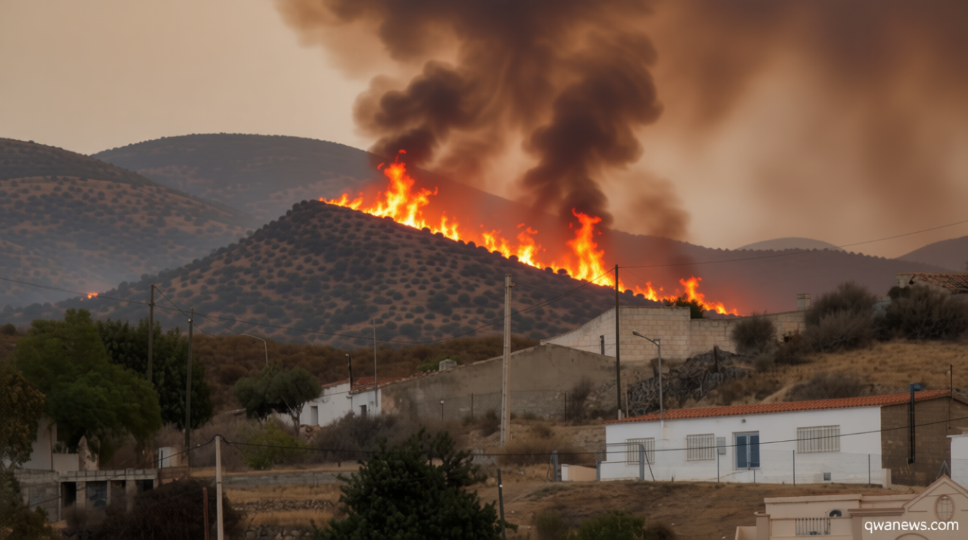 Victims of Spanish wildfires killed while trying to escape along river bed ‘trap’