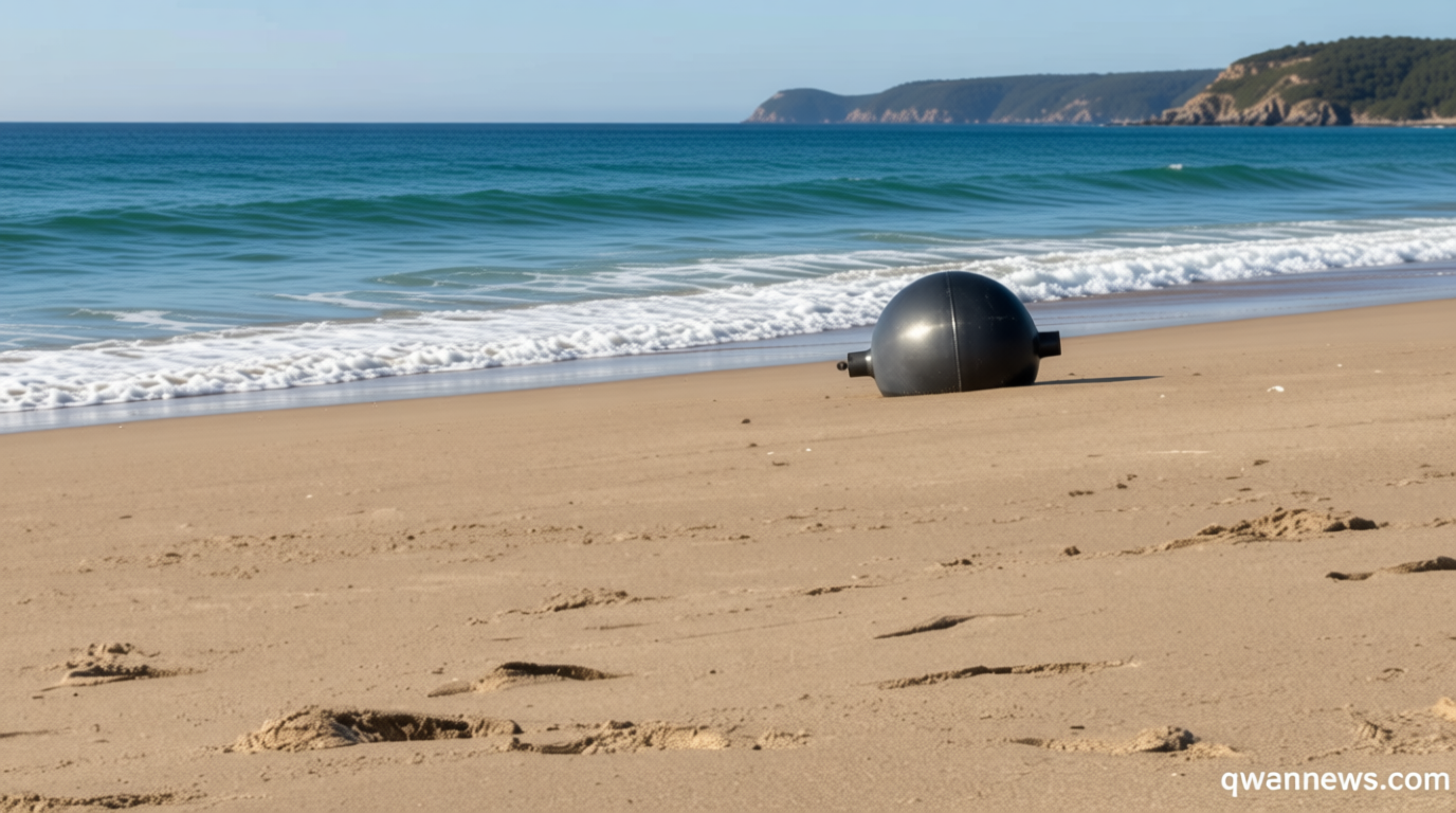 Mystery spheres on beach are likely space debris that fell back to Earth