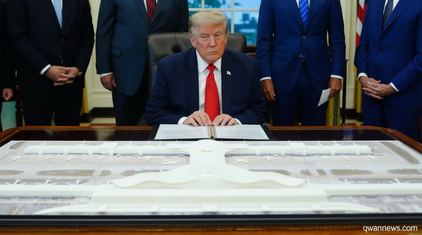 Trump unveils another project as polling shows his DC construction is unpopular