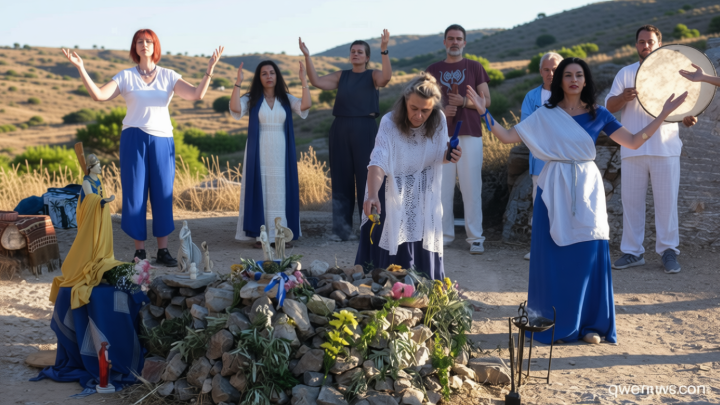 These people say worshiping ancient Greek gods is a route to modern happiness