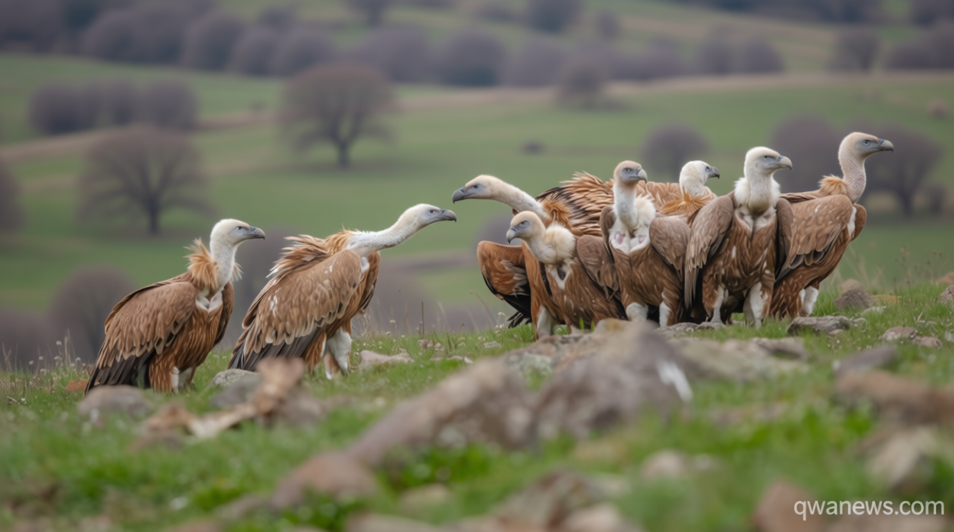 Nature’s cleanup crew: Stunning photos show vultures in a different light