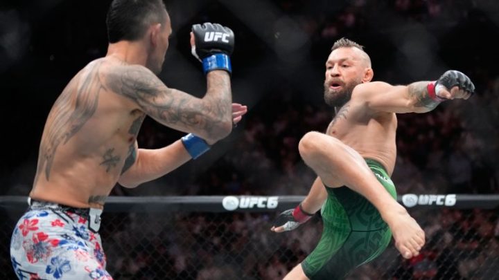 Conor McGregor suffers early injury in return and loses to Max Holloway at UFC 329