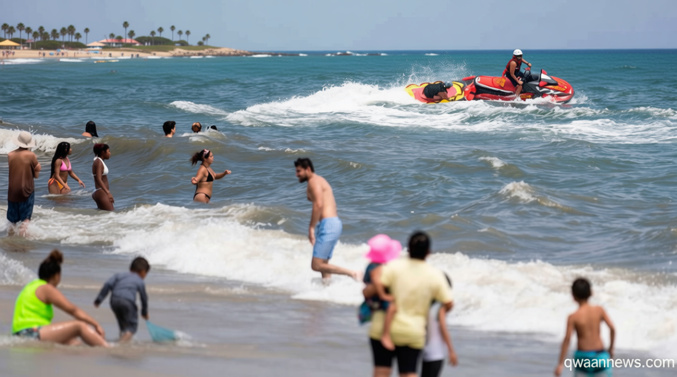 Swimmer bitten on the foot at New York City beach in a suspected shark attack