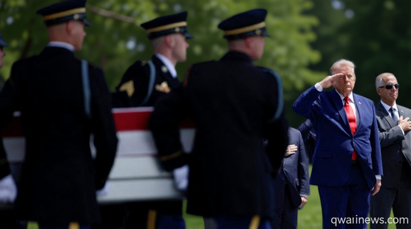 Trump greets the fallen as he faces a decision point on Iran